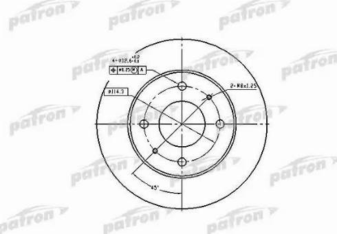 Patron PBD1443 - Discofreno autozon.pro