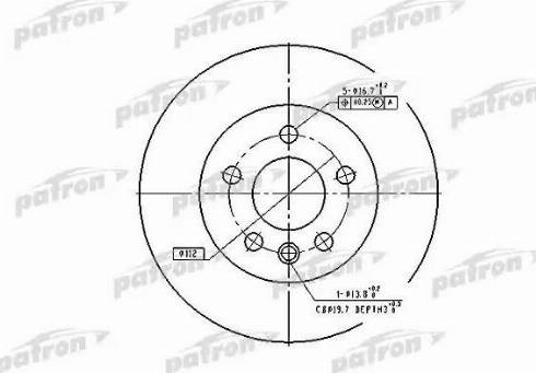 Patron PBD1596 - Discofreno autozon.pro