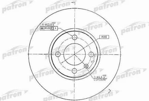 Patron PBD1532 - Discofreno autozon.pro