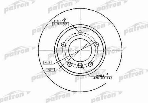 Patron PBD1537 - Discofreno autozon.pro