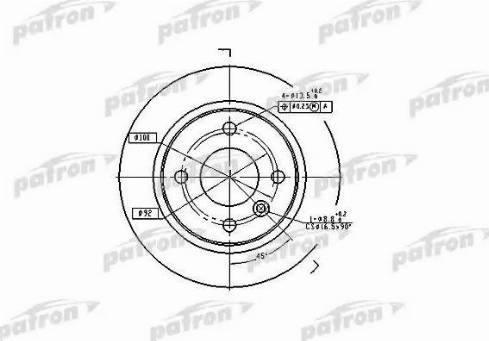 Patron PBD1696 - Discofreno autozon.pro