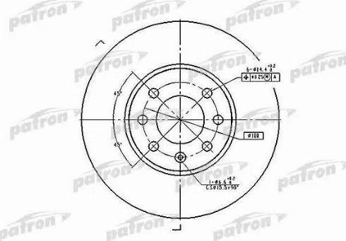 Patron PBD1609 - Discofreno autozon.pro