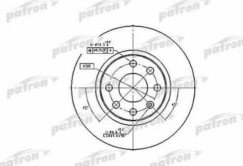 Patron PBD1624 - Discofreno autozon.pro