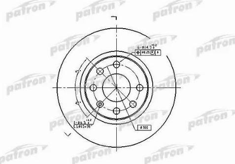 Patron PBD1625 - Discofreno autozon.pro