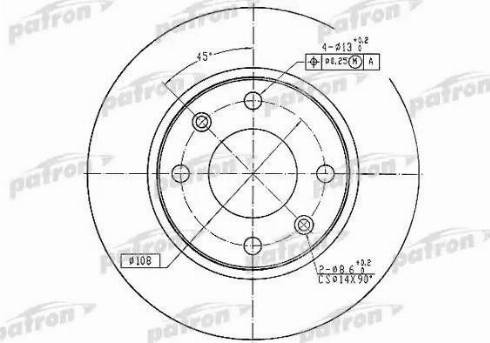 Patron PBD1221 - Discofreno autozon.pro