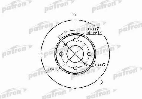 Patron PBD1745 - Discofreno autozon.pro