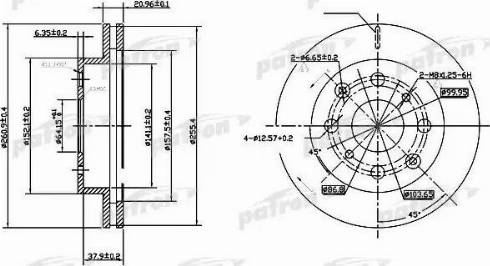 Patron PBD3021 - Discofreno autozon.pro