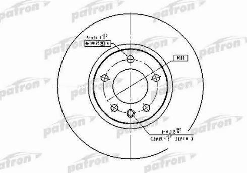 Patron PBD2645 - Discofreno autozon.pro