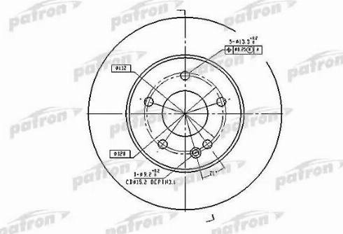 Patron PBD2654 - Discofreno autozon.pro