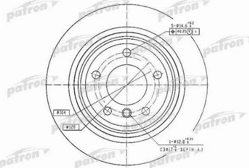 Patron PBD2783 - Discofreno autozon.pro