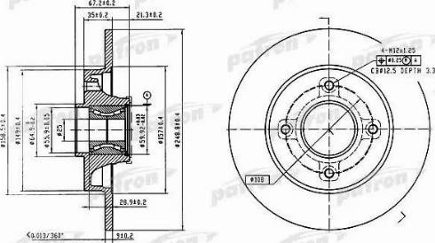 Patron PBD7011 - Discofreno autozon.pro