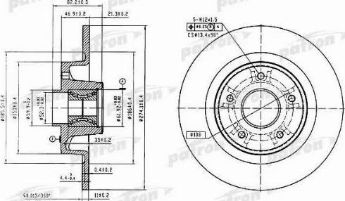 Patron PBD7013 - Discofreno autozon.pro