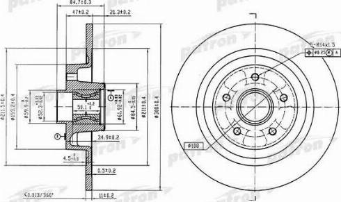 Patron PBD7012 - Discofreno autozon.pro