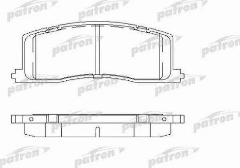 Patron PBP931 - Kit pastiglie freno, Freno a disco autozon.pro