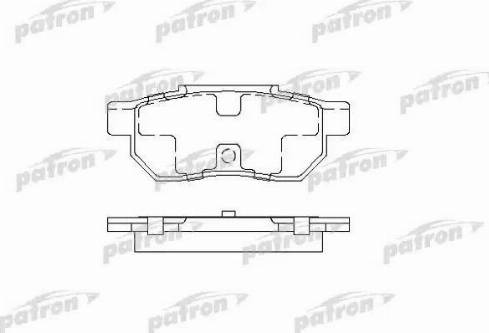 Patron PBP472 - Kit pastiglie freno, Freno a disco autozon.pro