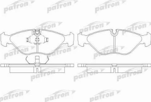 Patron PBP670 - Kit pastiglie freno, Freno a disco autozon.pro