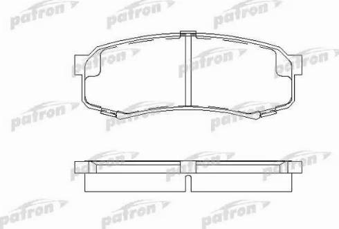 Patron PBP1021 - Kit pastiglie freno, Freno a disco autozon.pro