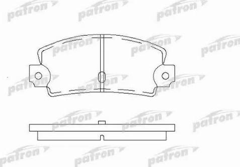 Patron PBP456 - Kit pastiglie freno, Freno a disco autozon.pro