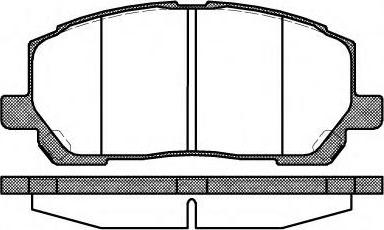 ACDelco AC0581516D - Kit pastiglie freno, Freno a disco autozon.pro