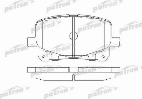 Patron PBP1752 - Kit pastiglie freno, Freno a disco autozon.pro