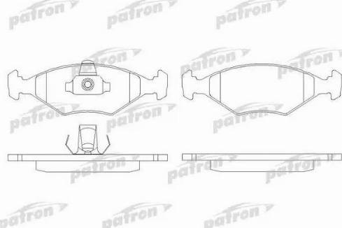 Patron PBP896 - Kit pastiglie freno, Freno a disco autozon.pro