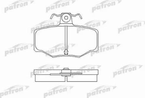 Patron PBP707 - Kit pastiglie freno, Freno a disco autozon.pro