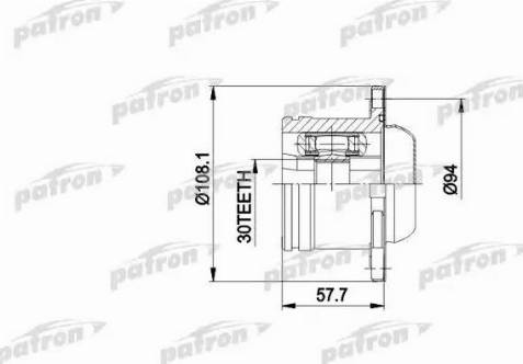 Patron PCV5010 - Giunto, Semiasse autozon.pro