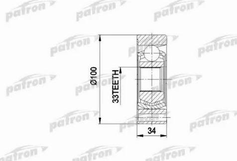 Patron PCV3010 - Kit giunti, Semiasse autozon.pro