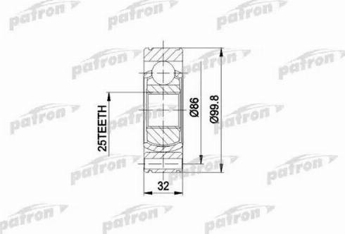 Patron PCV3020 - Kit giunti, Semiasse autozon.pro