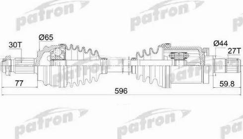 Patron PDS0421 - Albero motore / Semiasse autozon.pro