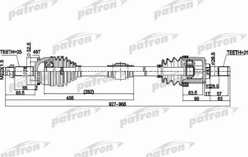 Patron PDS0505 - Albero motore / Semiasse autozon.pro