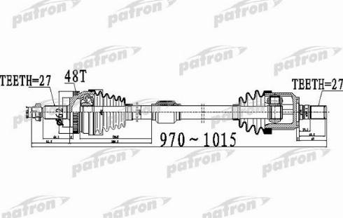 Patron PDS0506 - Albero motore / Semiasse autozon.pro