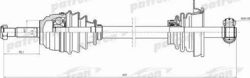 Patron PDS0587 - Albero motore / Semiasse autozon.pro