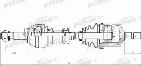 Patron PDS0082 - Albero motore / Semiasse autozon.pro