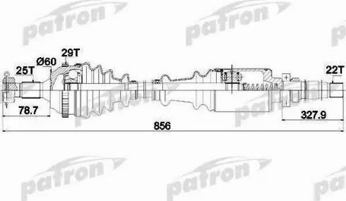 Patron PDS0105 - Albero motore / Semiasse autozon.pro