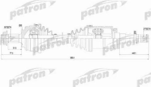 Patron PDS7905 - Albero motore / Semiasse autozon.pro