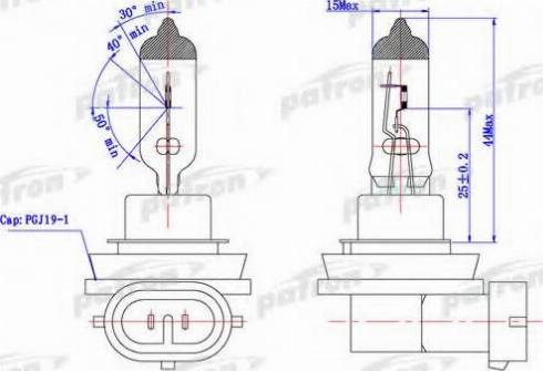 Patron PLH8-12/35 - Lampadina, Fendinebbia autozon.pro