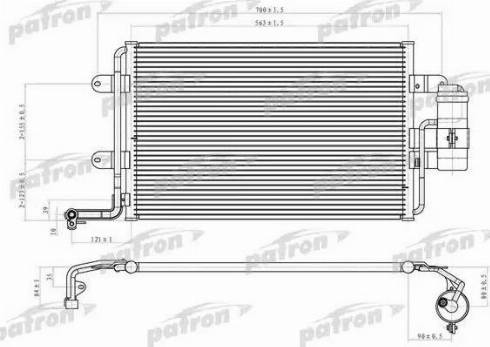 Patron PRS1069 - Condensatore, Climatizzatore autozon.pro