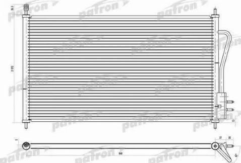 Patron PRS1103 - Condensatore, Climatizzatore autozon.pro