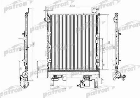 Patron PRS1179 - Condensatore, Climatizzatore autozon.pro