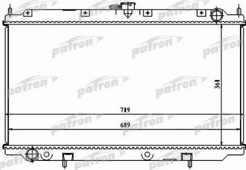 Patron PRS3490 - Radiatore, Raffreddamento motore autozon.pro