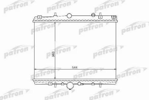 Patron PRS3504 - Radiatore, Raffreddamento motore autozon.pro