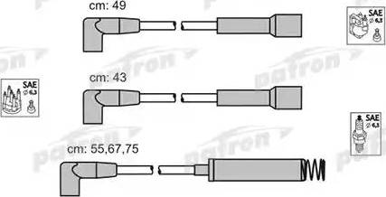 Patron PSCI1008 - Kit cavi accensione autozon.pro