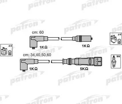 Patron PSCI1003 - Kit cavi accensione autozon.pro