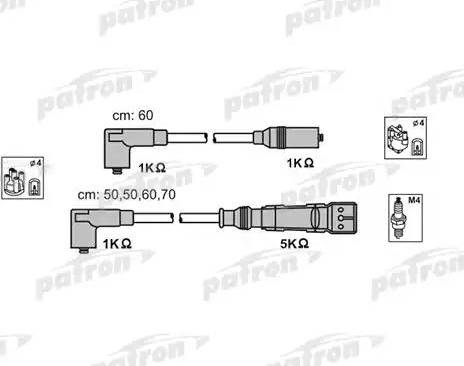 Patron PSCI1013 - Kit cavi accensione autozon.pro