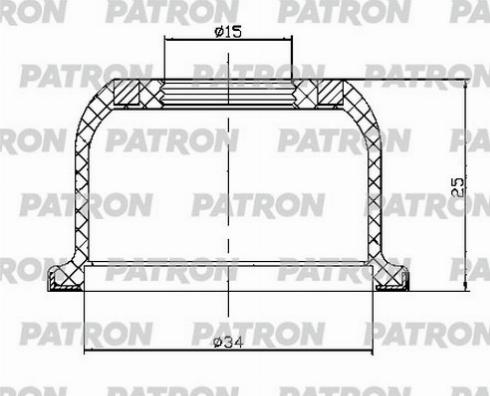 Patron PSE6403 - Kit riparazione, Giunto di supporto / guida autozon.pro