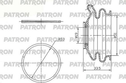 Patron PSE6410 - Kit riparazione, Giunto di supporto / guida autozon.pro