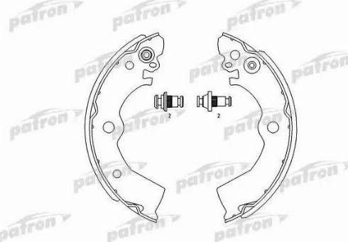 Patron PSP412 - Kit ganasce freno autozon.pro