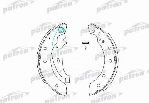 Patron PSP519 - Kit ganasce freno autozon.pro