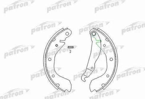 Patron PSP198 - Kit ganasce freno autozon.pro